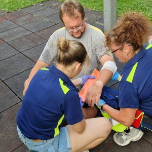Vereinsübung vom 12. August 2025 / Verletzungen auf dem Spielplatz